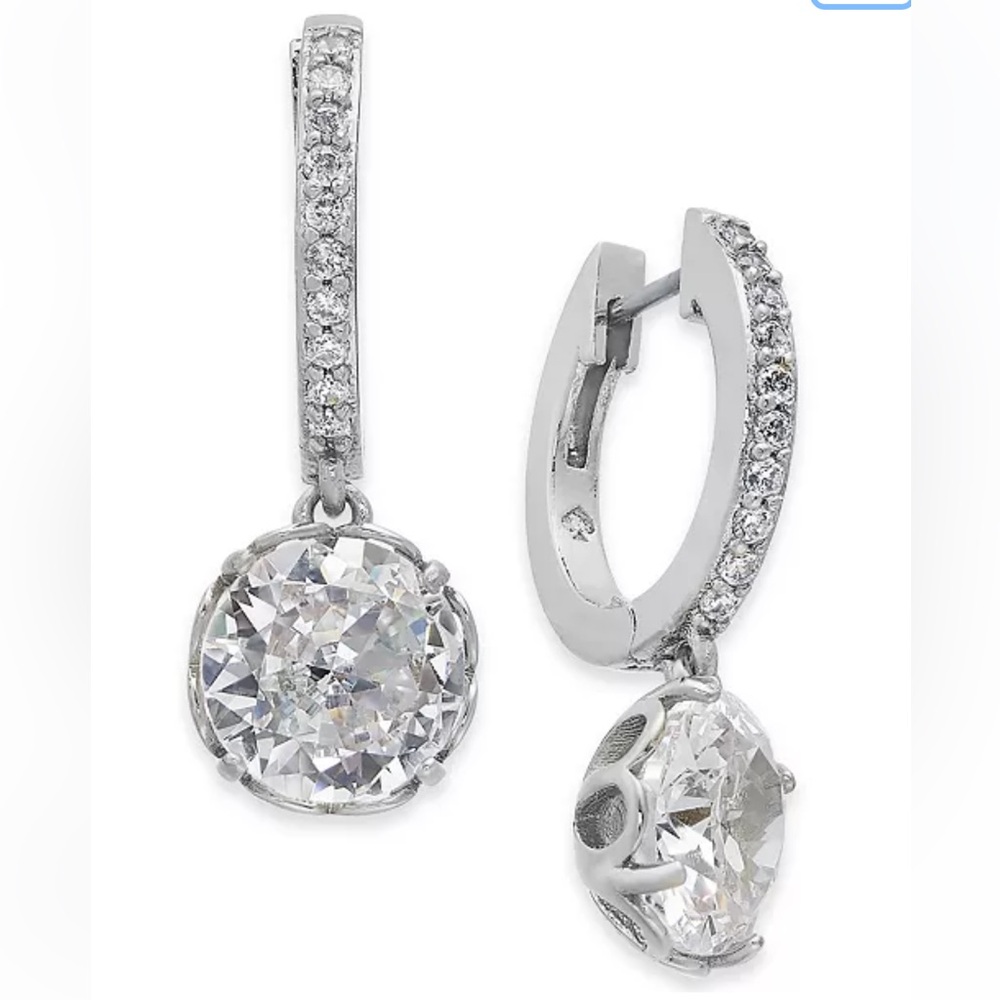 Kate Spade Bright Ideas Drop Earrings, Silver, NWT